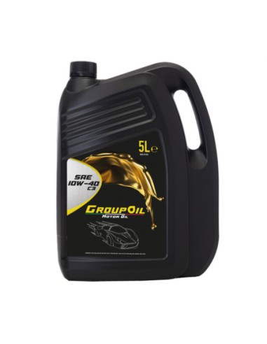 Lubrificanti GROUPOIL SAE 10W-40 ACEA A3 B4 1x5L- Olio motore semi-sintetico multifunzionale a base di oli di base di alta qualita e selezionati additivi - 100% made in italy