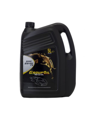 Lubrificanti GROUPOIL SAE 5W-40 C3 1x5L- Olio motore totalmente sintetico formulato con oli base sintetica ad alte prestazioni - 100% made in italy